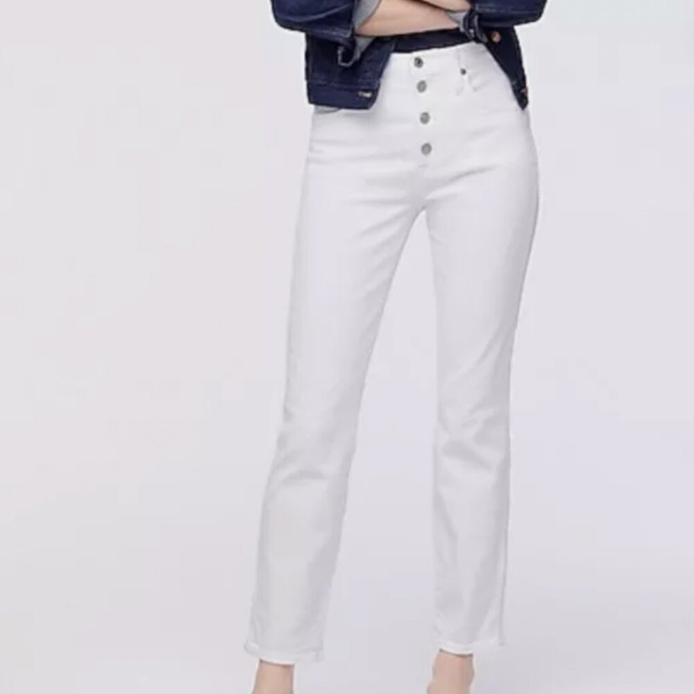 J. Crew 10" Vintage Straigh Button Fly jeans Petite